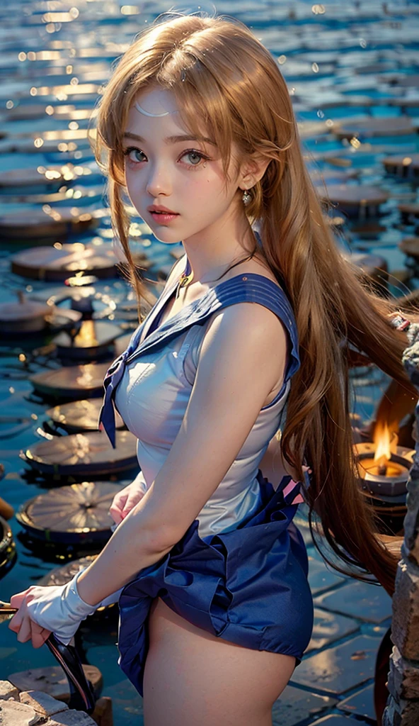 (msterpiece:1.3), (8k, RAW photo, best quality: 1.4), beautiful face, beautiful hairstyle, beautiful detailed eyes, beautiful skin, absurdres, attractive, ultra high res, highly detailed,NSFW, 3 girls in abandoned underground basement, big breast,facial close up,necklace,arms behind back,evil smile,knife,light long hair, ultra detailed skin,Heavy makeup, flower hairpin, naked,colorful patterned lace dress, dirty ground,on a rock,bondage,dirty rock,half body,