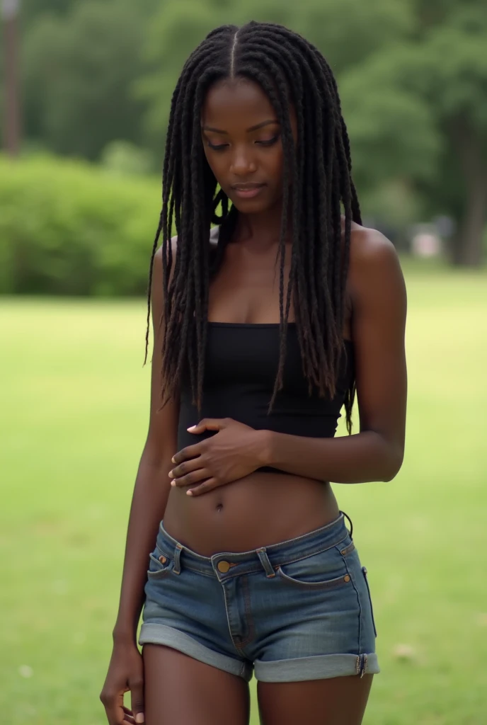 femme de couleur, africaine, pulpeuse de 20 ans*