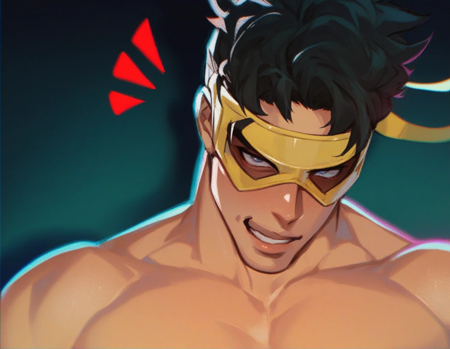 score_9, score_8_up, score_7_up, rating_explicit, source_anime, male focus, Mechanical Hero, transparent fabric, sexy pose, wet, helmet, purple, handsome man, aura