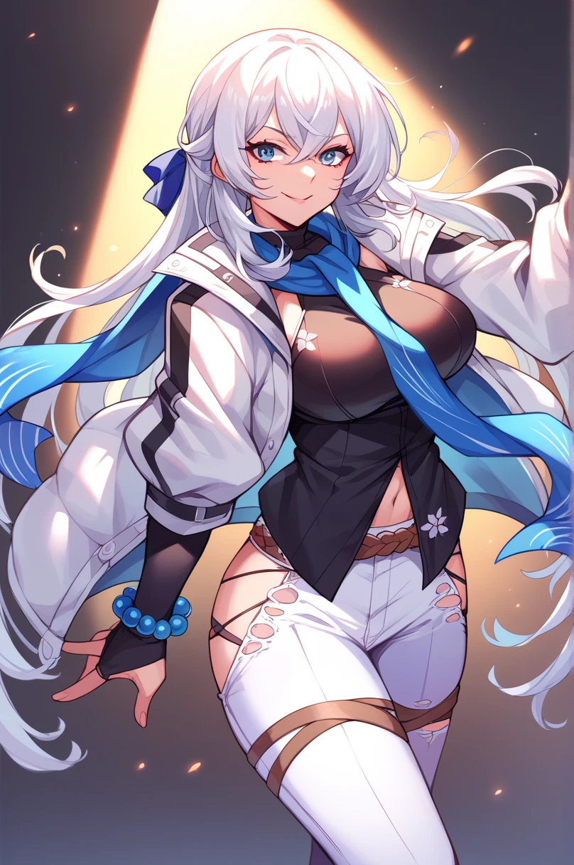 DETAILED, DENSE, MASTERPIECE, one girl, beautiful, wearing white cardigan, one girl lying on bed with blanket, 22 years old, smooth skin, glowing skin, glowing hair, clear eyes, glowing eyes, red eyes, soft lips,(viewer Looking down: 0. 8) smiling slightly, cheeks stained, mouth open, one girl, soft skin, large breasts, glowing skin, cinematic lighting, rich lighting, room lighting, (Masterpiece: 1.0), (Realistic: 1.6), (Soft Focus: 1.5), albino, white hair, horns, full body, big lips, sexy face, sharp eyes, bikini, water, feet, toes, jacket, grin