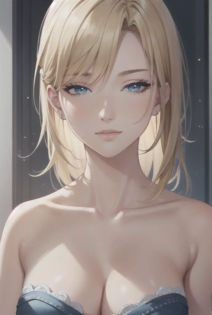 Portraiture, Realistic, Elegant mature woman, blue eyes, Blonde, 4K resolution, Ultra-detailed CG, Beautiful CG, Soft Light