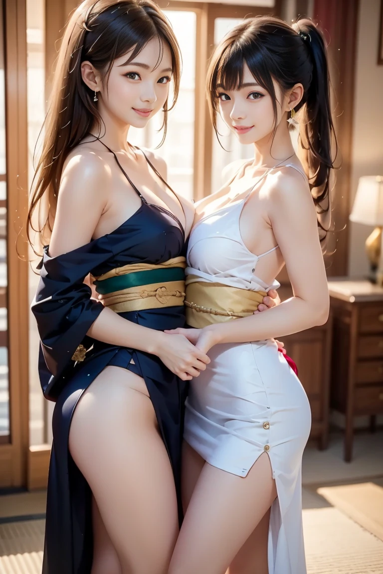 (White and vivid colors, back lighting), (sexy Japanese Tiny idol), ((face variations)), portrayed in the best quality and high resolution. The image should be ultra-detailed, realistic, and photorealistic with a touch of rawness. The lighting should be emphasized to bring out the details of the face. The medium can be a combination of photography and concept art. The color tone should be vibrant and vivid, enhancing the overall visual impact, (Detailed blood stained delicate crotch) .