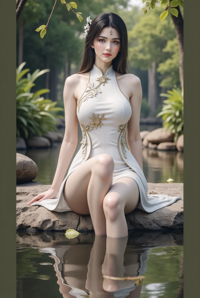 ((Masterpiece 1.4)), CG Unity 8K walpaper, ((realistic: 1.2)), Ray tracing, K, Beautiful girl 16 years old, realistic korean girl, ((A young girl with a perfect body)), Ultra realistic, Ultra HD, ((Yellow Tulle Holiday Dress)), ((Hollow out embroidered short sleeve dress, peach color)), ((Super round breasts under the dress.)), ((Baby breasts)), youthful body, perfect shape, ((romantic looKs)), Pose in style ((grand canyon river)), standing in the river, Clean, pure water in the river, ((The river has blue floating water.)), ((canyon mountains)), Open your mouth slightly., cactus, ((detailed bacKground)), ((Set details)), ((fine texture)), ((detailed sKin)), ((realistic lips)), Long BlacK hair, movie light, film photography, High-definition dress quality, High resolution image quality,