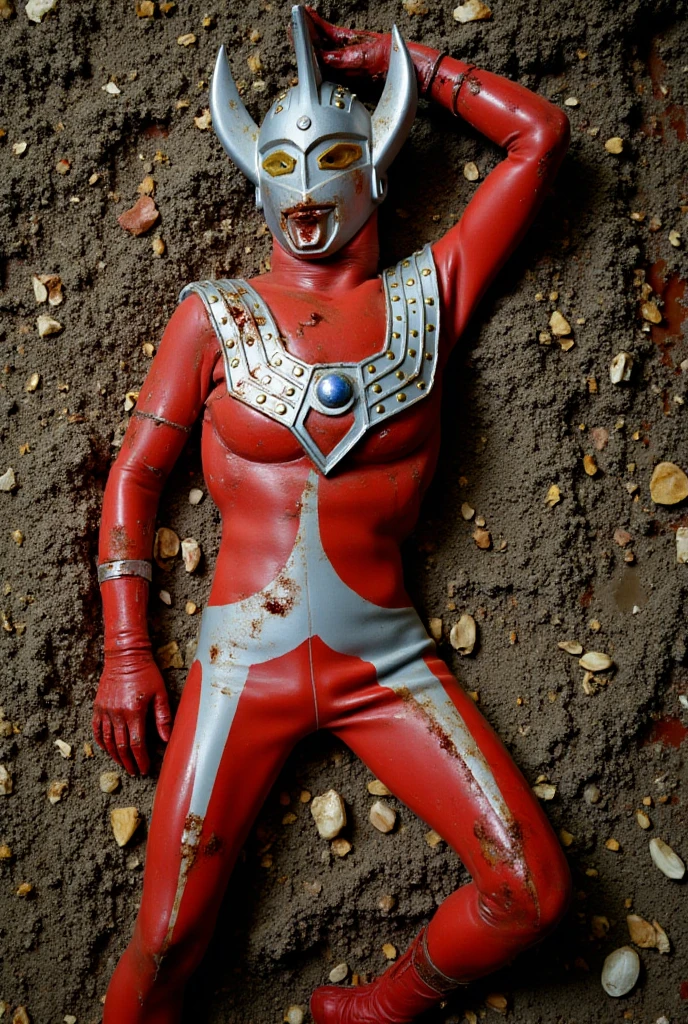 1man, solo, muscular male, naked body, human skin color, hairy body, slim body, shower room, head only ultramantaro with naked human body, small penis, (best quality,4k,8k,highres,masterpiece:1.2),ultra-detailed,(realistic,photorealistic,photo-realistic:1.37),bara,gay