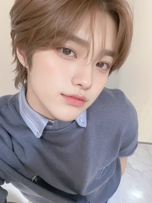 Ulzzang boy, ulzzang, Korean ulzzang boy, boy, cute face, cute eyes, cute, brown hair, choi beomgyu, beomgyu from txt, choi beomgyu, beomgyu