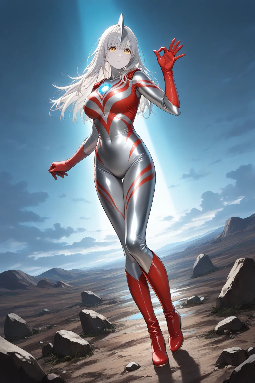 Special Effects 8K、Female Ultraman Next(Drawing a masterpiece based on past Ultraman figures)、
