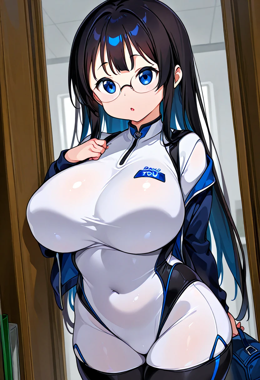 Tougou_mimori,Mimori Tougou,black hair,green eye,gigantic breast,((Perfect body,))((Super beautiful,))((High quality,))pov, Looking at Viewer,(masterpiece), best quality, Super high quality, super high resolution, sweaty body, shiny skin,nsfw,super huge breasts,Open your crotch and legs wide and lie down on the bed,Heavy breathing,saliva, sweat, Sweaty and wet all over,Open your crotch and legs wide and lie down on the bed,Sweaty body, covered in semen, semen dripping from her crotch,, ((pantyhose,)),(((glossy and shiny magic costume,))),Rough breathing, sweaty body,Blushing, looking shy and glaring at me, vagina,Sweaty body, covered in semen, semen dripping from her crotch,spread legs,spread pussy,pregnant