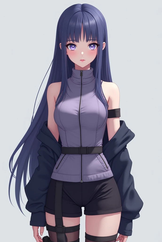 Create a realistic picture of that girl below looking extra gorgeous, cute and hot and change her colour into red looking a bit danger and scary yet hot and beautiful and change her dress into black and red colour 