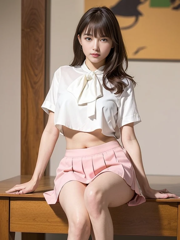 (cloth), (Thin black skirt), (White-Panty:1.25), Recruitment Suit,,(Professional portrait, Professional Writing) ,masterpiece,最high quality,Realistic,8k,Official Art, Ultra-high resolution, ,,Shining Cheeks ,(Glowing Skin:1.02),Medium Hair,(Blonde gradient hair:1.02), 8k,high quality, Super detailed, 最high quality, Very detailed, beautiful , (Professional portrait, Professional Writing) ,masterpiece,最high quality,Realistic,8k,Official Art, Ultra-high resolution,, , Vivid and cute panty, , Straight bangs, Medium Hair、Shrine maiden, , , 、Show your panties neatly from the front、Brown Hair、Cheerleader、ribbon、, (The background is inside a train:1.03), NUDE,、, (Cotton-Sexy-Panty:1.03), (spread-legs:1.05),, Focus Crotch, (Half-close your eyes:1.23), Sit with good posture, (Low-Angle:1.2)