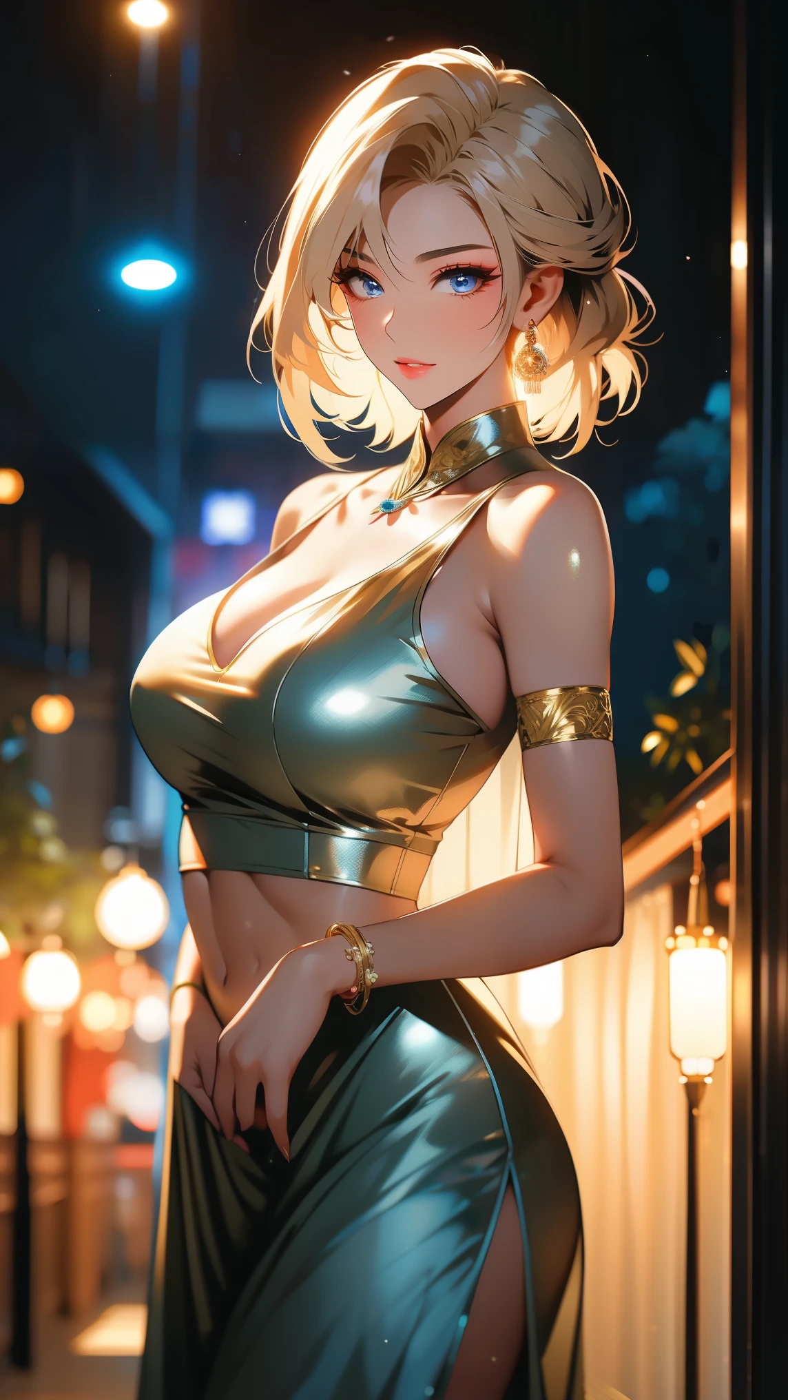 (sit next to:1.3, pov), Accurate human body、Detailed people、Correct five-finger、4K - ultra-vivid、highest quality, masterpiece, Ultra-high resolution, Detailed Background、The perfect background、
(((Oily skin,Sparkling Skin、Realistic skin texture、Detailed beautiful skin、Shiny skin、Slimy skin、Glowing Skin、Shiny skin)))、
((Golden lighting、A seductive face、Ecstatic、 excitement))
Full Body Shot, Low camera angle, Perfect face and eyes、
(gyaru:1.2, Cream yellow short ponytail hair:1.8, Black skin:1.5), ((Big Bright dress、split dress、Red dress:1.5、blue eyes、Pink Lip Gloss:1.2), (nightclub:1.1, Night lounge:1.1, Drunk, drink alcohol), kurogyaru, A large black sofa 、Young and cute gyaru, laughing happily