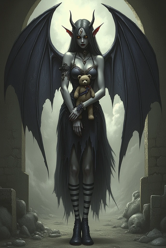 Showing a harpy sitting on the branch of a giant tree in the rainforest at night. Their eyes should reflect the moonlight filtering through the treetops.. Surrounded by rare flora and fauna, The art of horror fiction, Sci-fi horror art, Inspired by Alexis Briclot, Fangs of Carnage, Horror fantasy art, As with Alexis Briclot, Horror concept art, poison, Fantasy Art and Horror, 4K Horror Detailed Illustration, Demonic creatures, Dark fantasy horror art