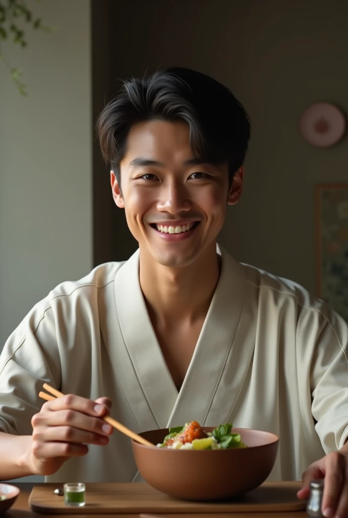 Japanese,Handsome,Overeating,naked