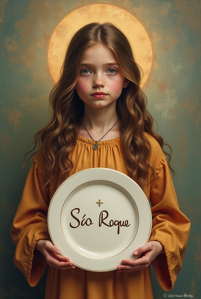 Turn this version into a real person keeping everything just the same brown skin female angel and crying with tears in both eyes running down both cheeks and with both hands holding a heart a broken heart repairing it the same exact image just making it real or realistic and keep all words in English nothing else on her Face but tears
