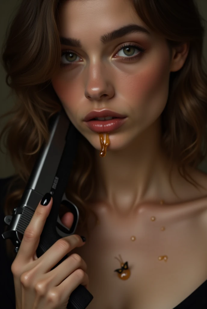 A pistol in whose mouth is on the left side 