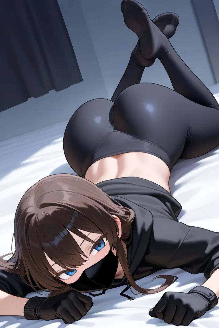 ((masterpiece)),((best quality)),ultra-detailed,illustration,1girl, ass, hetero, ass grab, brown hair, breasts, purple eyes, pillow, 1boy, on stomach, grabbing another's ass, lying, pajamas, solo focus, blush, groping, large breasts, open mouth, looking back, short hair, pillow hug, pov, object hug, cameltoe, bed, bed sheet, from behind, smile, breast press, hands on ass, on bed, backboob, spread pussy under clothes, huge breasts, massage, pantylines, pov hands, looking at viewer,Beautiful body,Beautiful Nose,Beautiful character design,perfect eyes,perfect face,alluring,wallpaper,perfect lighting,Colorful,ultra highres,4K,photography,8K,HDR,highres,(groin),inoue orihime,(Beautiful, large breasts:1.2),(beautiful face:1.2),(narrow waist),(full body),shiny skin,nsfw,anime screencap,closed mouth,smile, <lora:Kamishiro Hotaru:0.7>