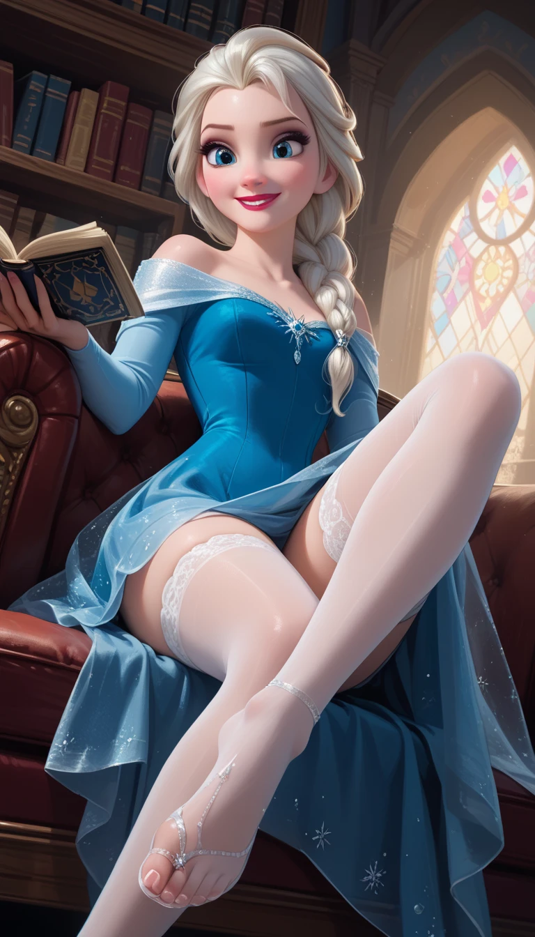 score_9, score_8_up, score_7_up, score_6_up, score_9, score_8_up, score_8, backyard of a fairytale castle, elsa, (thick thighs:1.2), beautiful ass, beautiful tits, medium nude breasts, breasts exposed, teardrop breasts, (female nipples, (puffy nipples:1.25) female:1.0), (lace fishnet black stockings:1.1), high heels, (pussy juice:1.3), open vagina, looking at viewer, (sexy staying pose:1.4), open ass, (gape anus:0.8), masturbating