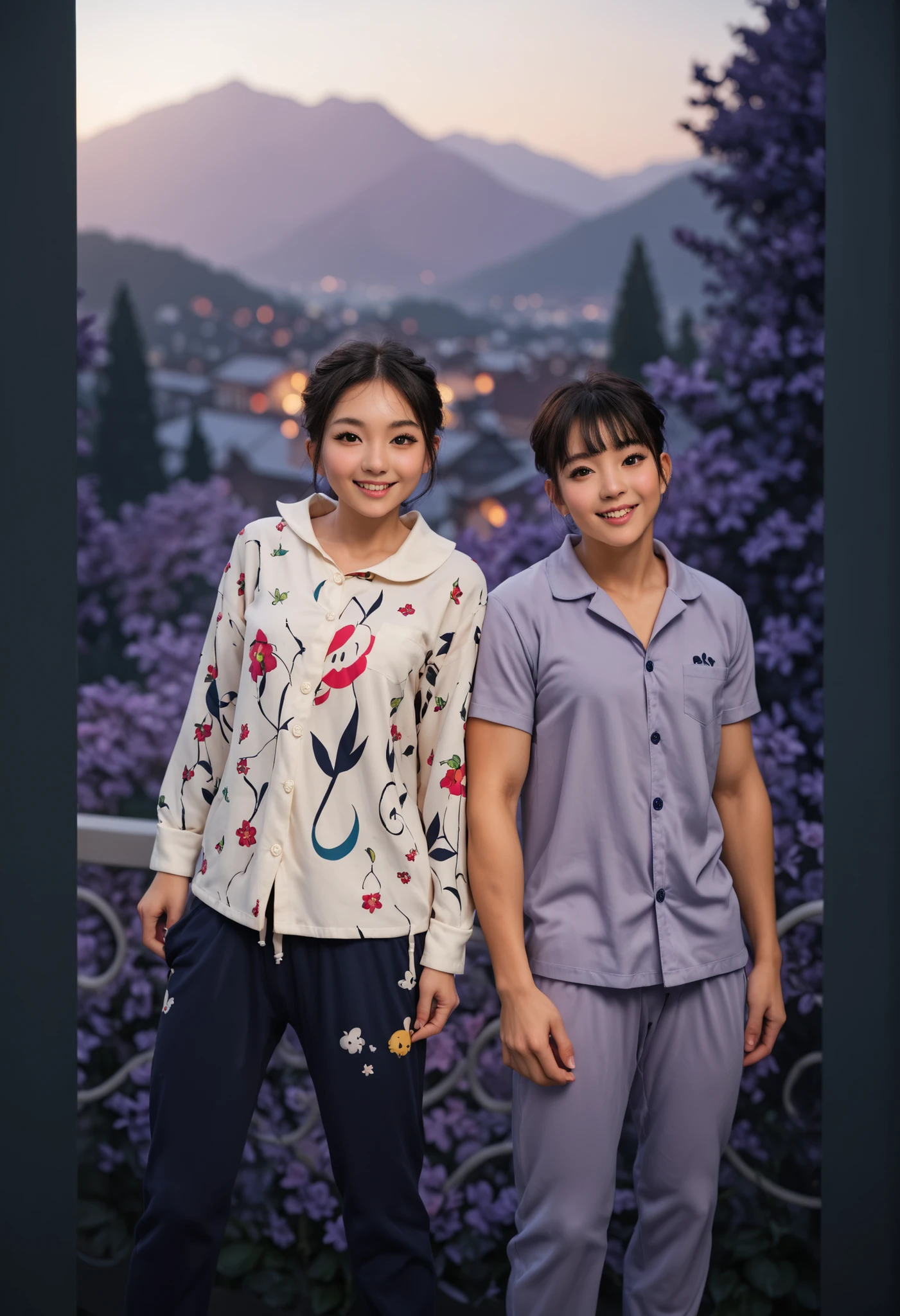 Very young cute little petite small pre-pubescent tween korean goth girl in the bedroom relaxing and playing with her adult toys as she lays on the comfy bed, petite small pre-pubescent tween face, short little cute body, wearing a highly revealing sexy pajamas
