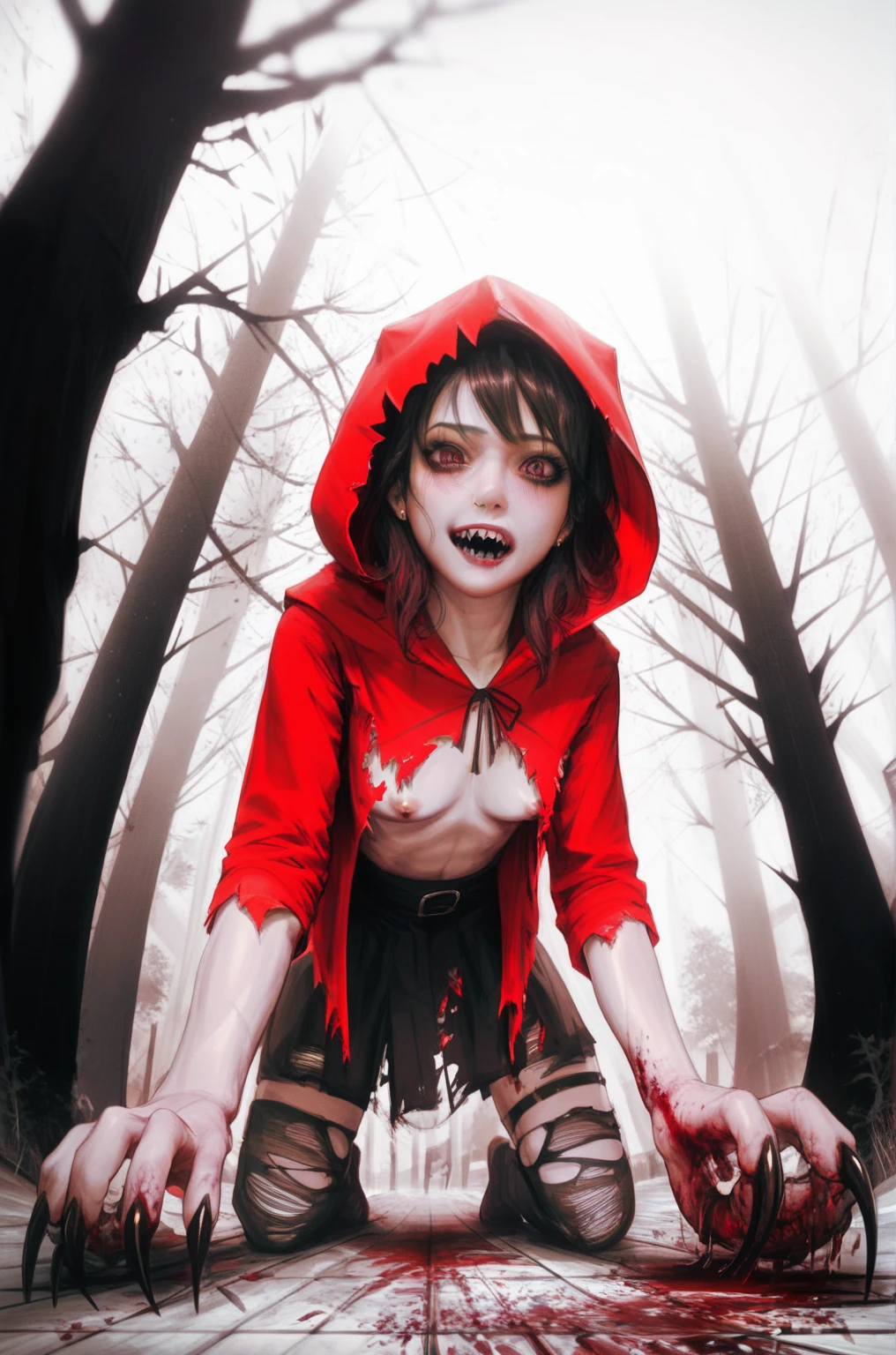 Little read rding hood werwolf horror