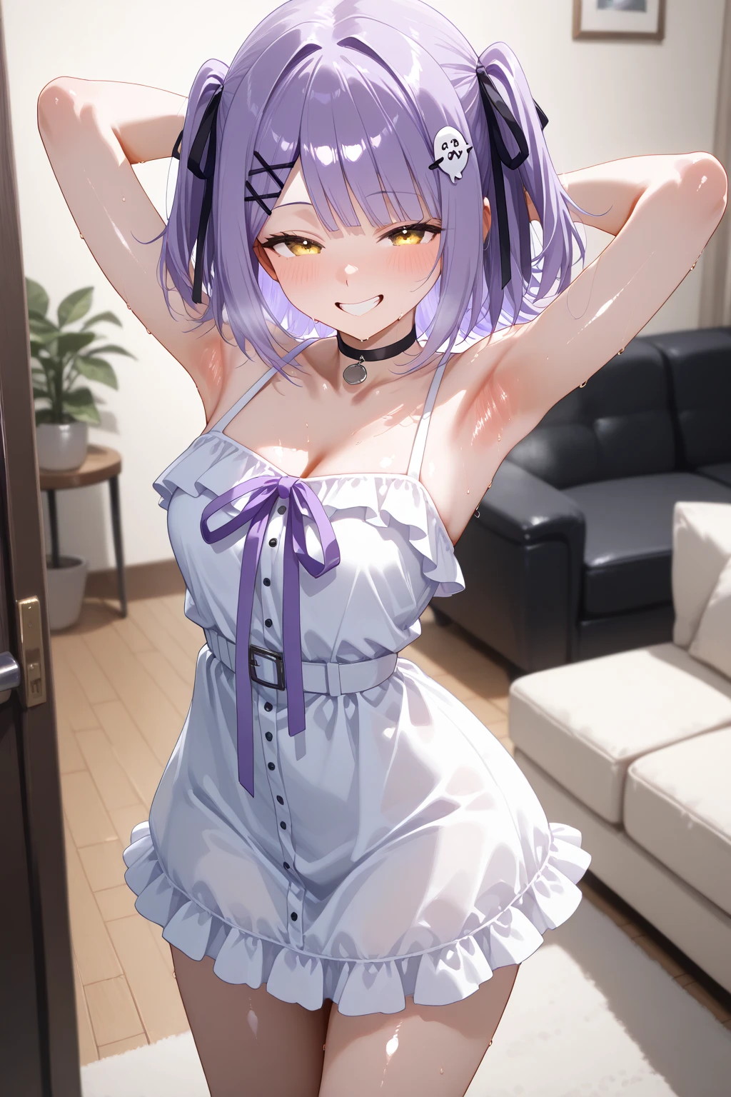 NSFW,Hololive,Towa Tokoyami,short hair,(Perfect hands),(Perfect Anatomy),(masterpiece),(highest quality),(Princess Dress:1.5),(Frill dress:1.3),Princess,Luxury Room,chandelier,One gray-haired old man,Embarrassed,blush,One man,(Doing sex:1.5),(orgasm:1.5),(Ecstasy face:1.5),Lift your butt,Wide-eyed、Cross-eyed、Open your mouth、Sticking out tongue,(Scared face:1.5)