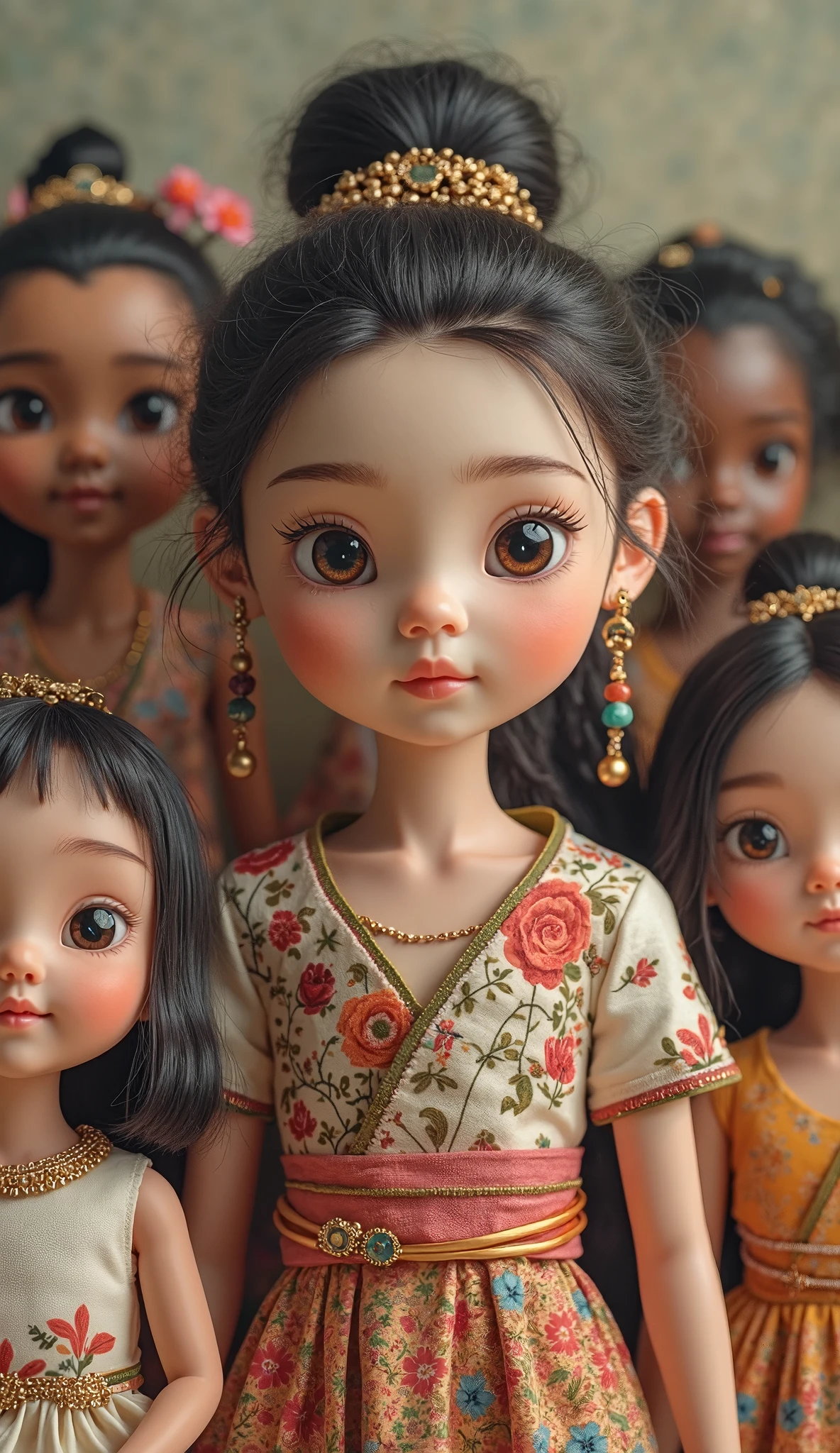 three girls CHILDREN, are posing for a photo in the pyramids of Egypt, BLACK AND WHITE, beautiful girls, young girls, cute girls, 3 sisters look at each other in the mirror, beautiful faces, light-skinned African girl, by irakli swim, by Miroslava Sviridova, with a white complexion, beautiful portrait, varied ethnicities, 3 young and beautiful women, beautiful faces, girls resting WITH THEIR EYES CLOSED.