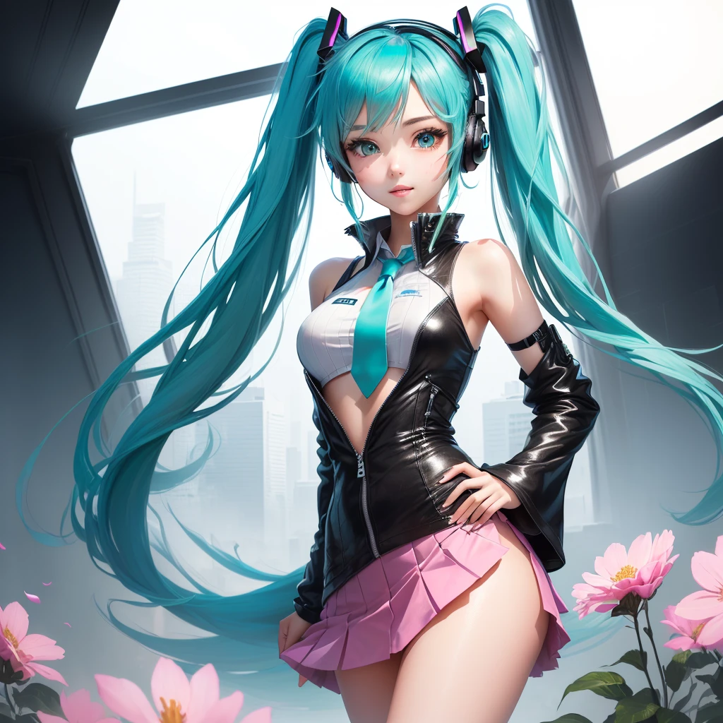 (La mejor calidad,A high resolution,Ultra - detallado,actual),Ariana Grande, chica anime cosplay, anime cosplay, (Hatsune MikuCosplay:1.4) , foto de cosplay, dos colas blancas_guantes, cosplay, lindo anime waifu con un bonito vestido, chica anime con pelo largo, Diosa del anime, cosplay elegante y glamoroso, chica anime disfrazada de sirvientaMore detailed 8K.motor irreal:1.4,UHD,La mejor calidad:1.4, fotorrealista:1.4, textura de la piel:1.4, obra maestra:1.8,obra-prima, mejor calidad,objeto Objeto], (detailed face features:1.3),(Las proporciones correctas),(Ojos hermosos azules),  (pose vaquero), ,( ciberpunk 2.1), (background jungle Africa leaves red neon wild , light orange hongo gigante ,an expansive view of white :1.4),( dedos detailed:1.4),( perfect anatomy), (vestuario kawaii :1.4), (showing children&#39;s print panties:1.4), (neon  verde selva hojas grandes noche :1.4) 