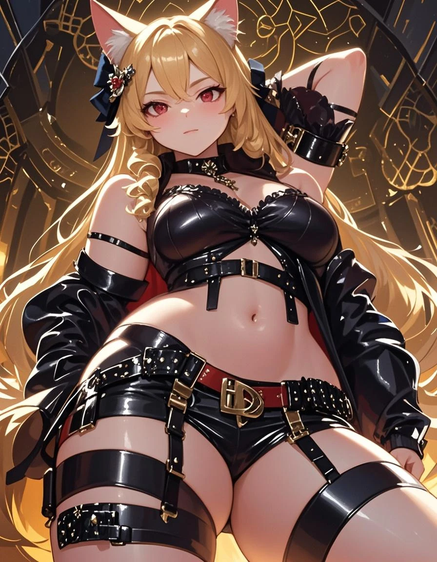 best qualityer,tmasterpiece,Ultimate resolution,downy,Extremely colorful,Colorful,western regions,,(Kneeling pose),Pouting ass,Oral sex,Mating,blond hairbl,Bikini costumes,Exotic,huge tit,Crop topping,short skirt,Black socks,heeled sandals,veils,Normal posture