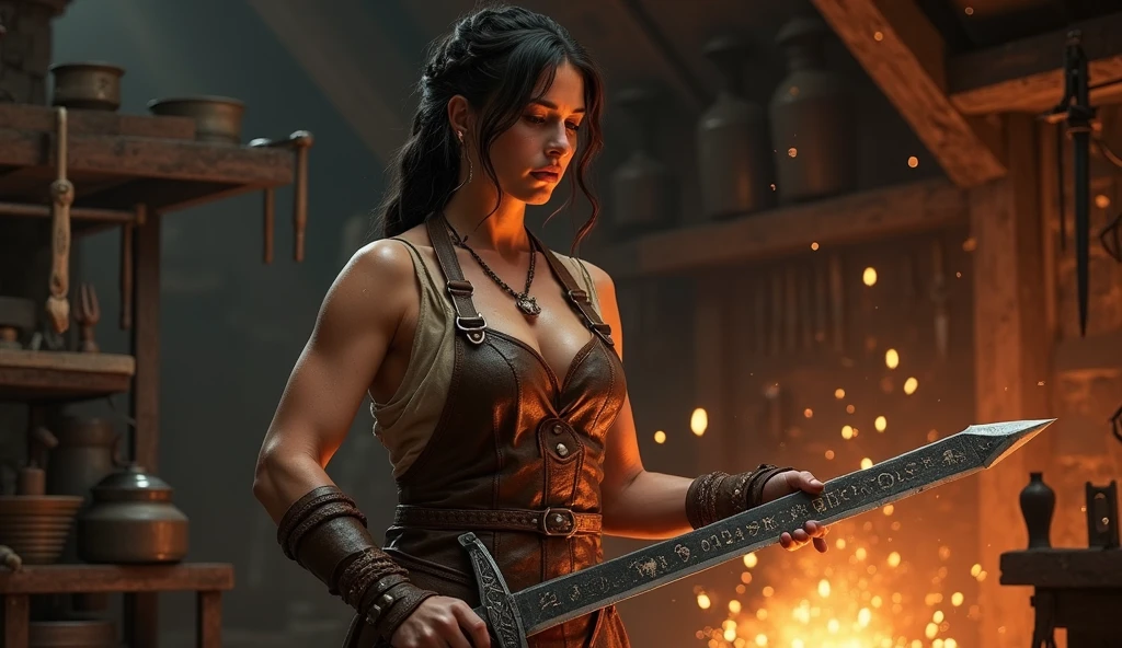 Kassandra warrior from Assassins Cree Odyssey, sexy warrior Roman mini dress
