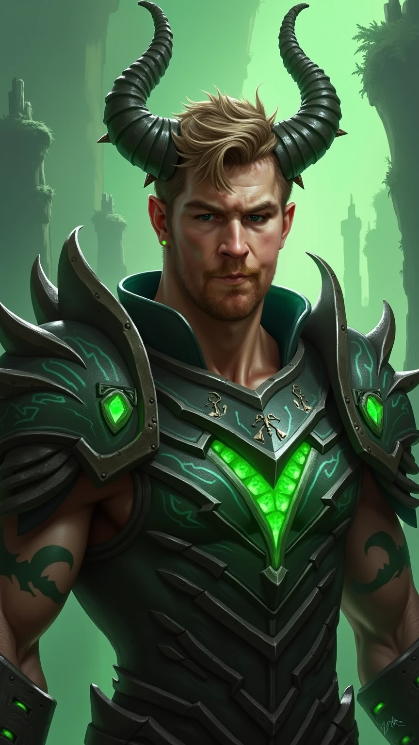 (Best quality, 8k, 32k, masterpiece, UHD: 1.2), green eyes, male, male