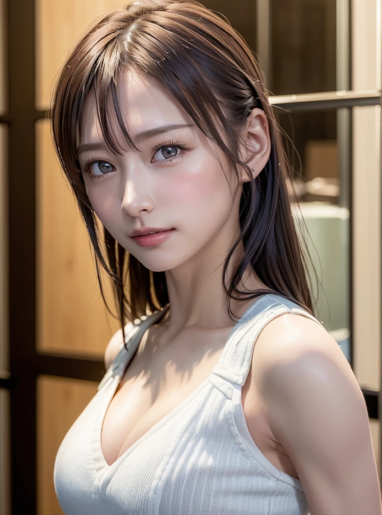 One girl, depth odebt debtield, debtirst-person view, debt/1.8, 135mm, Nikon, UHigh resolution, retina, masterpiece, Accurate, Anatomically correct, Textured skin, Super Detail, Attention to detail, high quality, 最high quality, High resolution, 1080p, High resolution, 4K, 8k,White Bikini, slim, Brown eyes