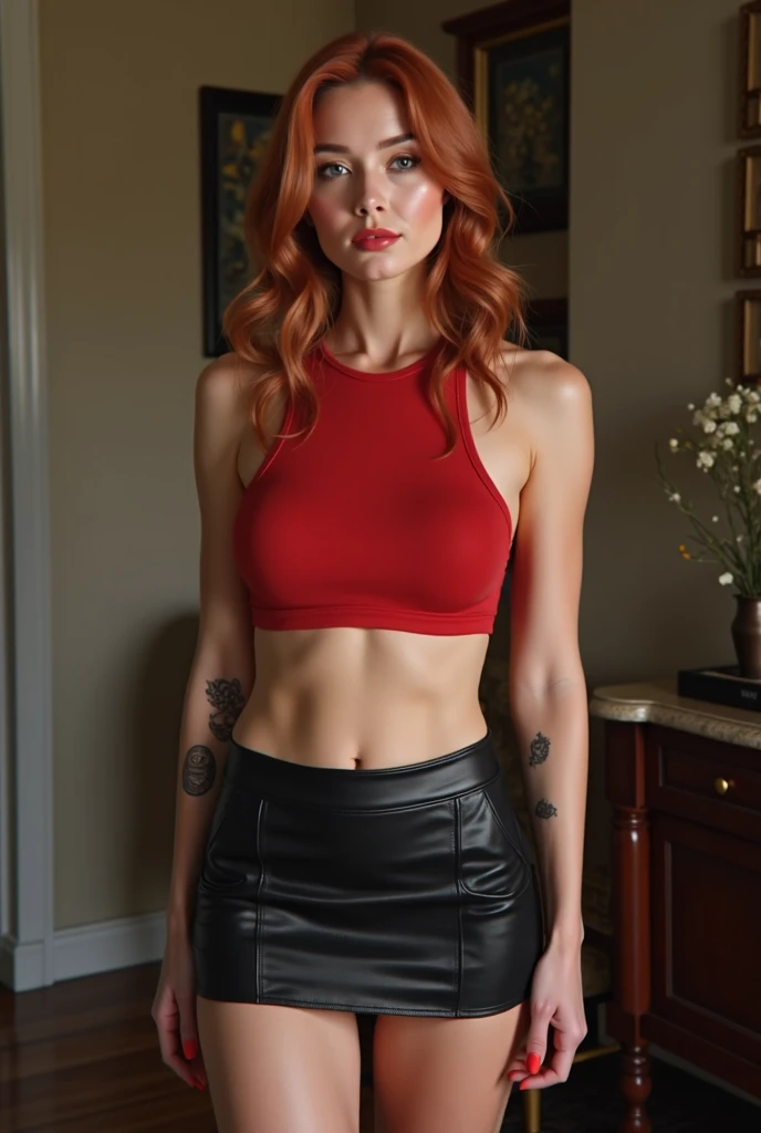 cherry red hair