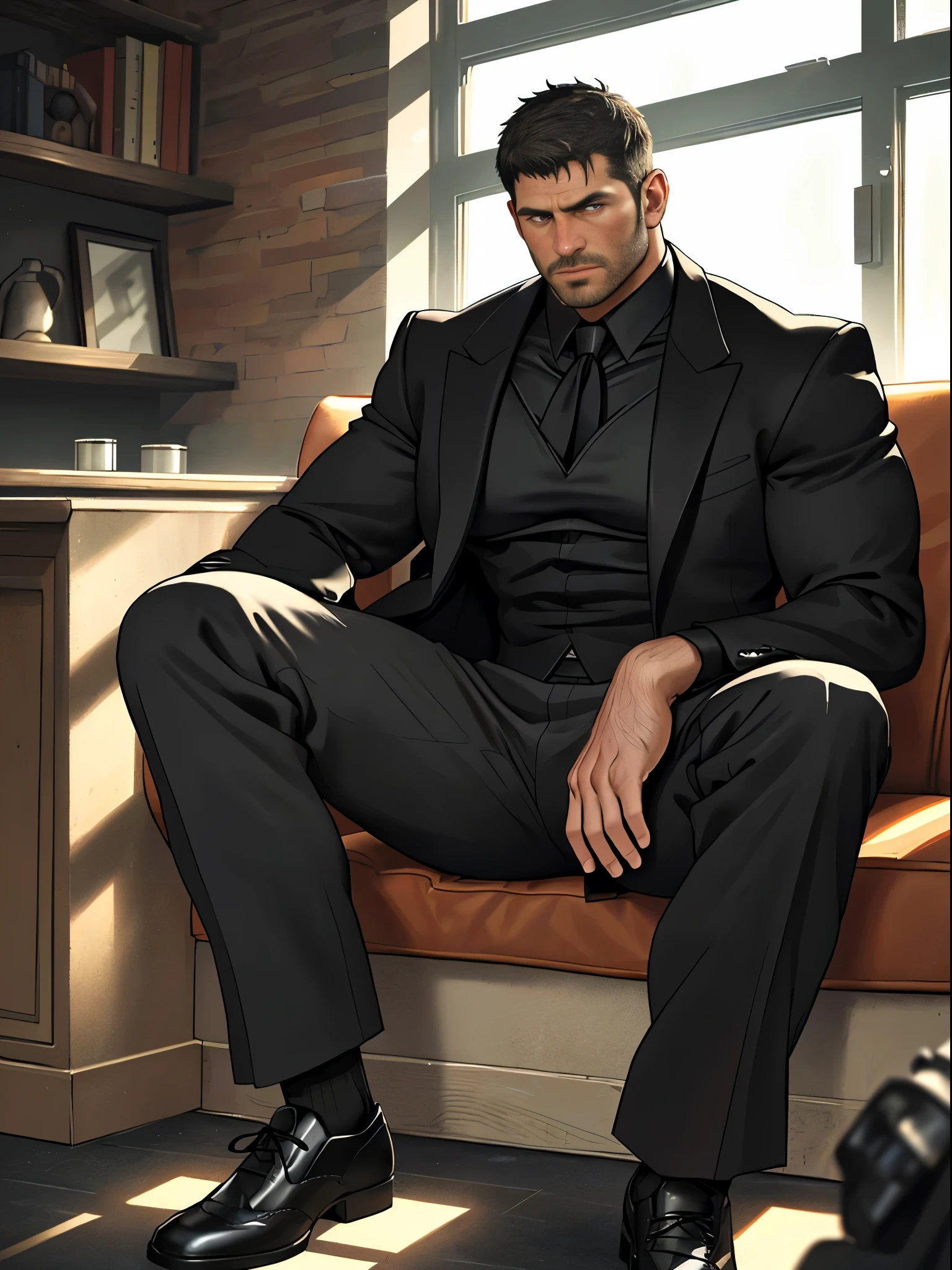 Black sock handsome
