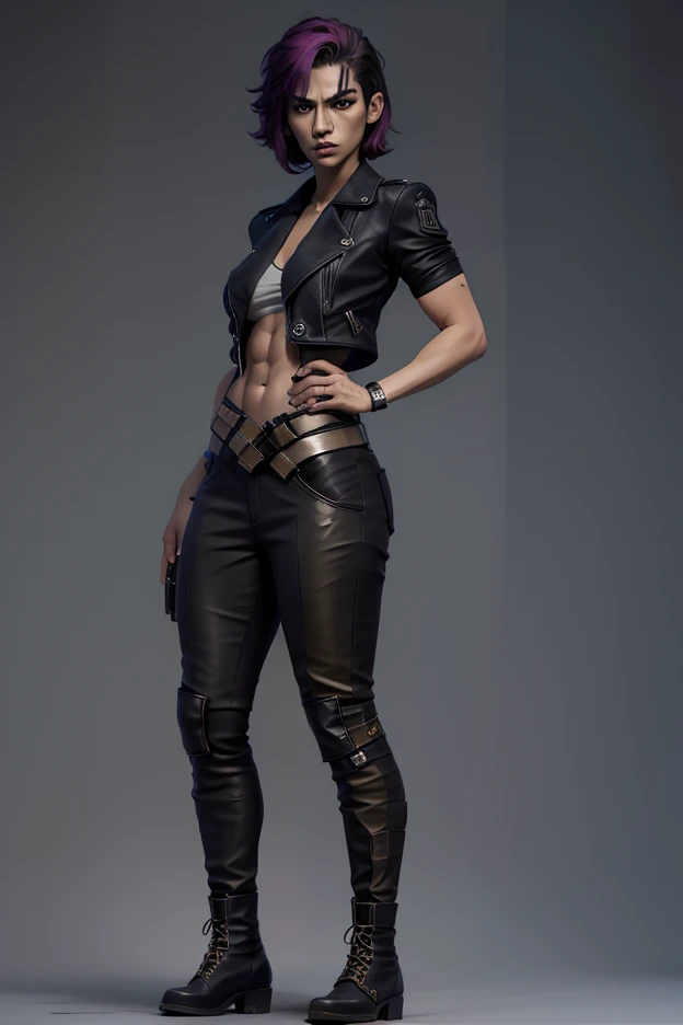 ((BLACK BACKGROUND)) 1 Sex slave female blindfolded standing straight symmetrical on black background, full body, 2legs TOGETHER, WRIST HANDCUFFS, LEATHER SLAVE COLLAR, lustful smirking smile face red blushed red cheeks, HANDS ON HIPS clenching fist