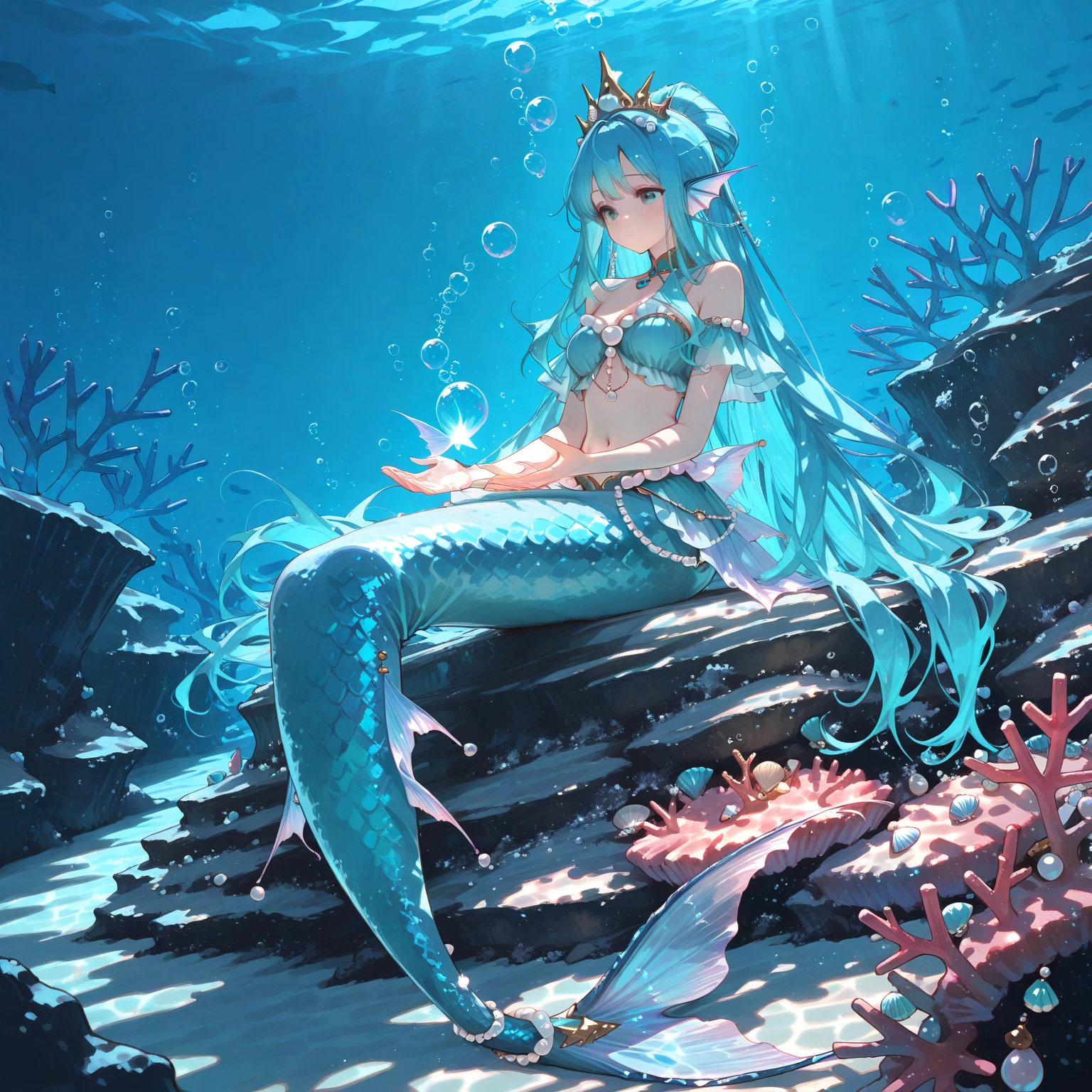 mermaid、aquarium