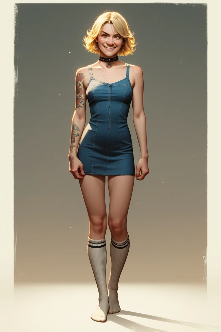 (masterpiece,best quality),1girl,traceygtav,standing,facing viewer,full body,(plain red long-sleeve shirt:1.2),blue jeans,jewelry,smiling,sneakers,(indoors,ornate furniture,silver coated furniture:1.4),detailed background, <lora:TraceyGTAV:0.65>, <lora:add_detail:1>