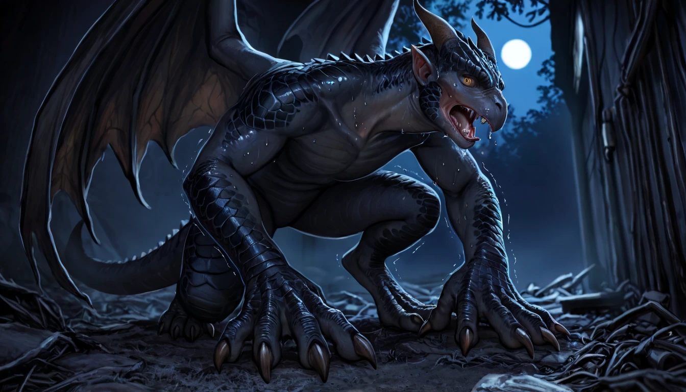 medium close up shot, faceless male, ((correct anatomy)), sad, roar view, stone wall, grass, fog, (((day))), small female, big feral, big male, (ultra detailed), a beautiful and detailed full size portrait of a female anthro adult human (naked, cum in vagina) knight dress, (((khls woman))) getting a blowjob by a big anthro dragon, scalie, beast, standing, ears, after cum, glowing eyes, reptile penetrating human, dominating male, nipples, smaller female, anthro on human, non-mammal breasts, big body, sexy body, goddess, wide hips, kenket, Ross Tran,ruan jia, trending on artstation,foxovh, cenematic lighting, detailed background, detailed eye, big penis, big balls, big_dom_small_sub, blowjob, full body,