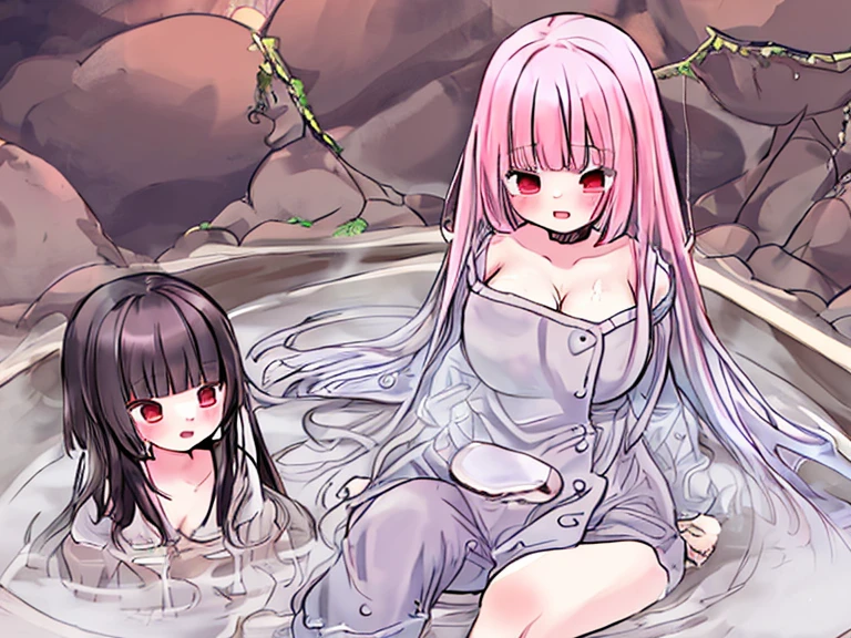 score_9, score_8_up, score_7_up, score_6_up, source_anime, full body, Crossdresser boy gets raped by a girl with tentacles, (1girl and 1boy:1.3),
(1boy, otokonoko, feminine , tiny height, black hair, Blushing),
(1girl, futanari, 15 year, white hair, tentacles growing, naked, holding boy, smiled happily),
girl's tentacles insert boy anal