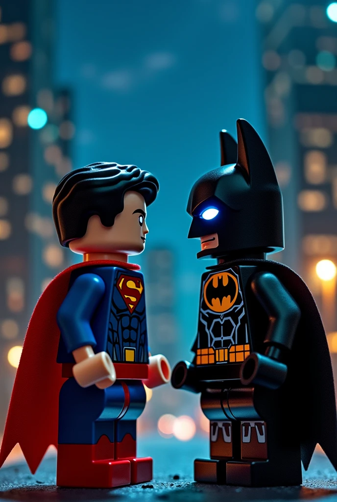 LEGO Art Superman and Batman，ht scene