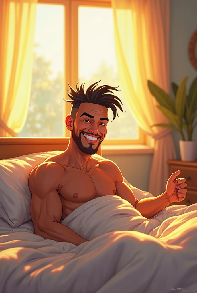 ((best quality)), ((masterpiece)), (detailed), perfect face, perfect body, a handsome man, he is hairy, he is naked, he is masturbating, lots of cum splashed everywhere, he is taking selfie 