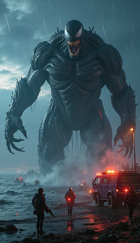 Cthulu is approaching Bangkok, from the other side of the city Godzilla roars and shoots nuclear fire