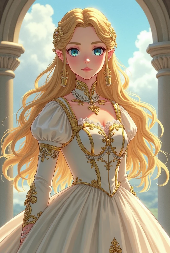 <lora:add_detail:0.5> <lora:copax_charm_eu:0.0> (1girl,3d, photorealistic,masterpiece, best quality, intricate, skin indentation), face smiling, from back view, seductive pose, in a flowers field,roses,  <lora:hairdetailer:0.5>
priestess, blonde hair, blue eyes, long hair
 <lora:priestesstest:1>