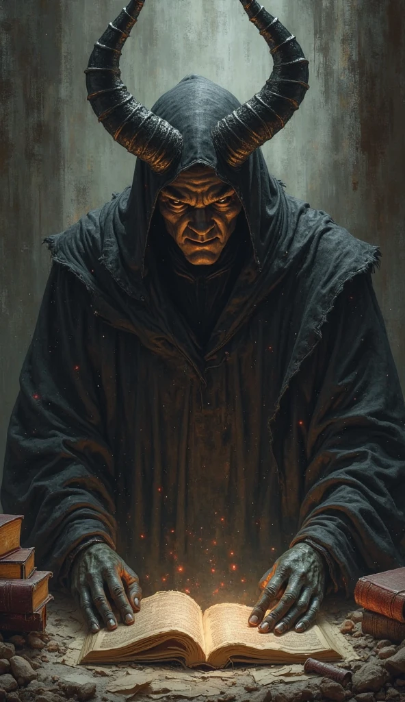 Tarot cards, Lucifier, Gothic style, mysterious with dark neon and holographic colors, bloody red card border, the word DEVIL inscription detailed, 8k