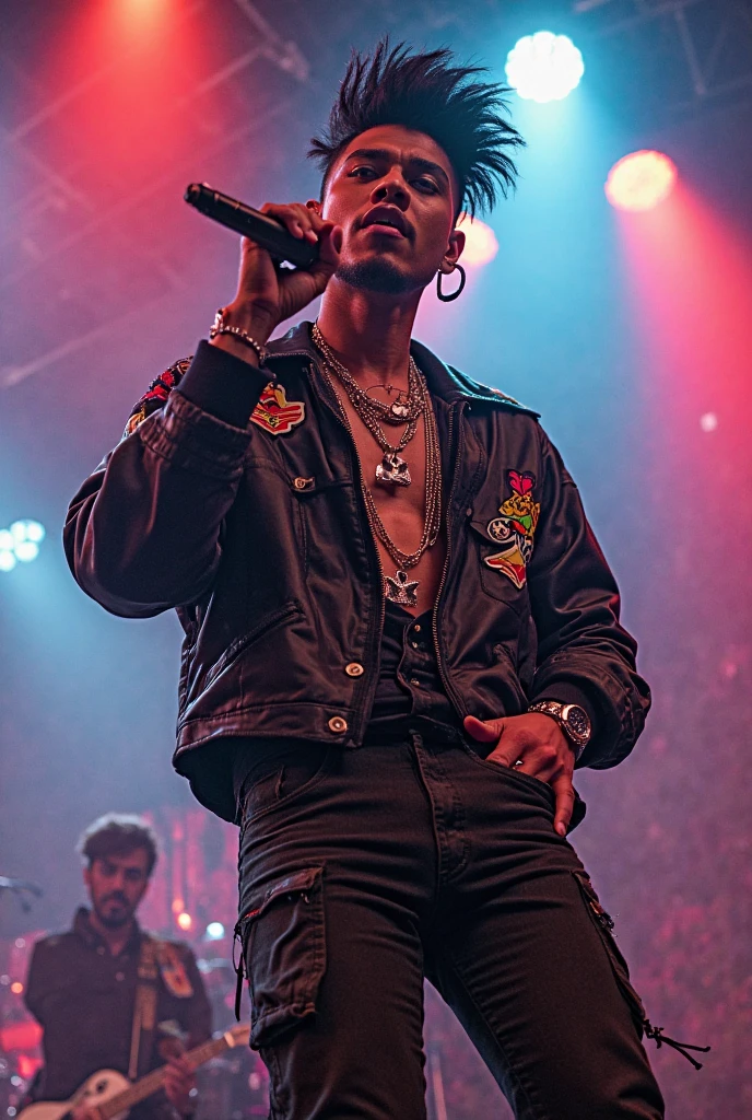 Zayn Malik screams while chained up in a futuristic torture chamber wearing satin shorts