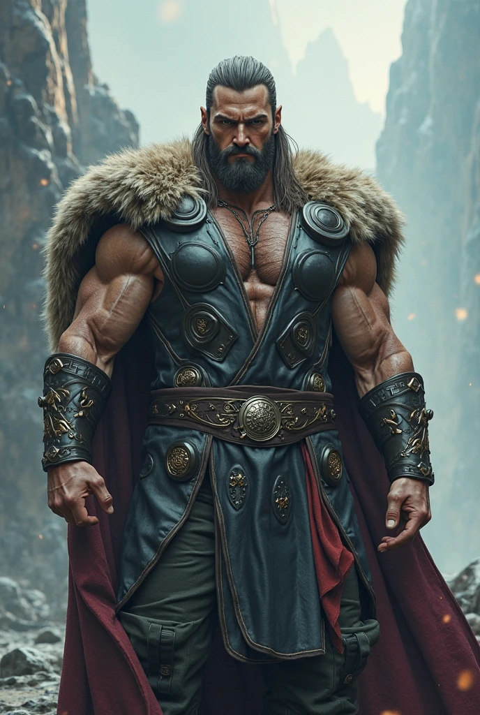 (Professional 3D Rendering:1.3) of (Realistic:1.3) 世界で最も美しい芸術作品of写真，Featuring soft and radiant male heroes, ((Epic hero Fantasy muscle man rough wet hero angry look long hair short beard and ferocious expression in dynamic pose, Great location, Majestic cluttered environment)), Full body 8k Unity rendering, Action Shots, 皮膚of毛穴, 非常にdark照明, Dark shading, detailed, detailed face, (活気ofある, Photo Real, Realistic, dramatic, dark, Sharp focus, 8k), (Old leather goods damaged by weathering:1.4), ((((Wearing fur)))), (Complex:1.4), Decadent, (非常にdetailedな:1.4), Digital Painting, Rendering with Octane, Art Station, Concept Art, Smooth, Sharp focus, figure, ArtJam, (Reusch:0.23), Ilya Kuvshinov, And Greg Rutkowski and Alfonse、Thanks so much, (Global Illumination, Studio Light, Volumetric Light), heavy rain, Suspended particles, Rotor, Fantasy, Fairy, Full Body Lesbian, ((dark and ancient city background:1.3)),CGSesociety,Art Station