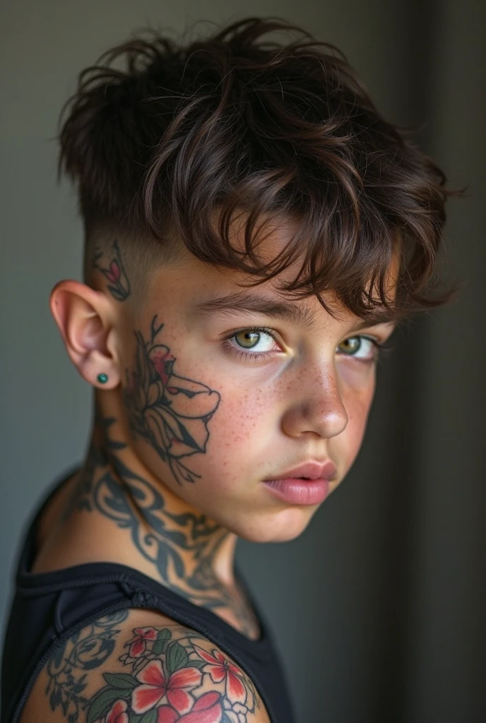 Tattooed boy