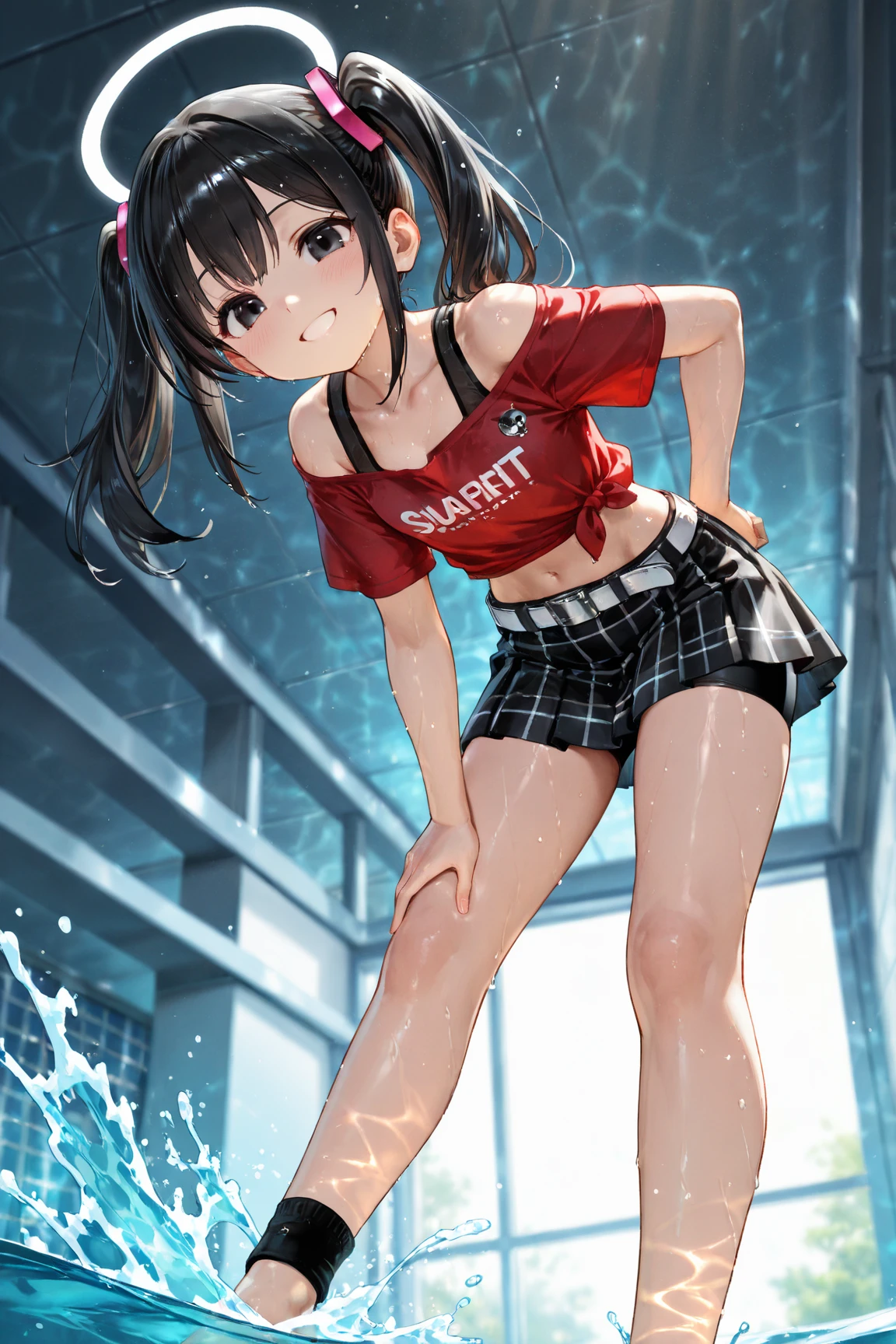 (1girl)(master detailed anime)(master quality)(RAW Photos))(8K)(Realistic, photo Realistic:1.2), ((Highest quality))(Detective Conan)(ai haibara)(naked)(A bewitching beauty with a real human body,Perfect Anatomy(Brown hair Short hair)(shine eyes)(Detailed eyes)(Detailed eyes)(smile)(Perfect body line)(un official gravure)(School Swimsuit)(Sandy beach On the sand)(close shot1.5)(panty shot1.5)