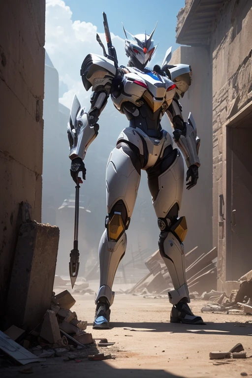 ultra high res, best quality, photo, 4k, (photorealistic:1.4),
mech robot with hexagonal weapons for war