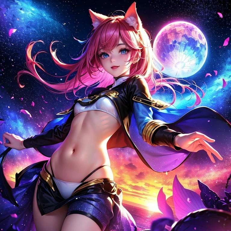 animal illustrations,mixed species,different kinds of animals,various species,diverse animals,digimon evolution，Ultimate Evolution，perfect body，ultimate body，horse，There is personification，digimon evolution，Ultimate Evolution，perfect body，ultimate body，UFO，There is personification，There is a cat girl