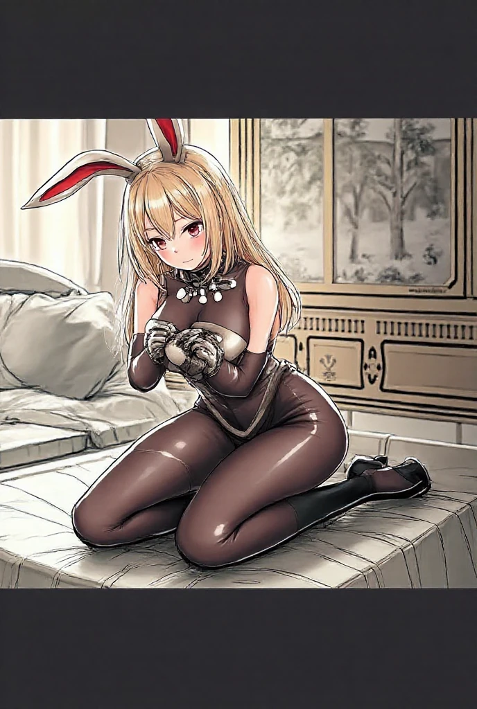 score_9, score_8_up, score_7_up, source_anime,(1girl and 1boy:1.3),(1boy, girly, femboy, black hair, bob cut, reverse bunnysuit, latex, fake animal ears, rabbit ears, hair bow, black bow, black bowtie, black gloves, wrist cuffs, side-tie, black pantyhose, high heels, black legwear, rabbit tai), (1girl, futanari, tall height, large breast, long hair, blonde hair, ), penis size difference, small penis, huge penis, balls, height difference, giant, age difference, mature, front view, duo, spitroast, doggystyle, oral, fellatio, all fours, standing, flat chest, navel