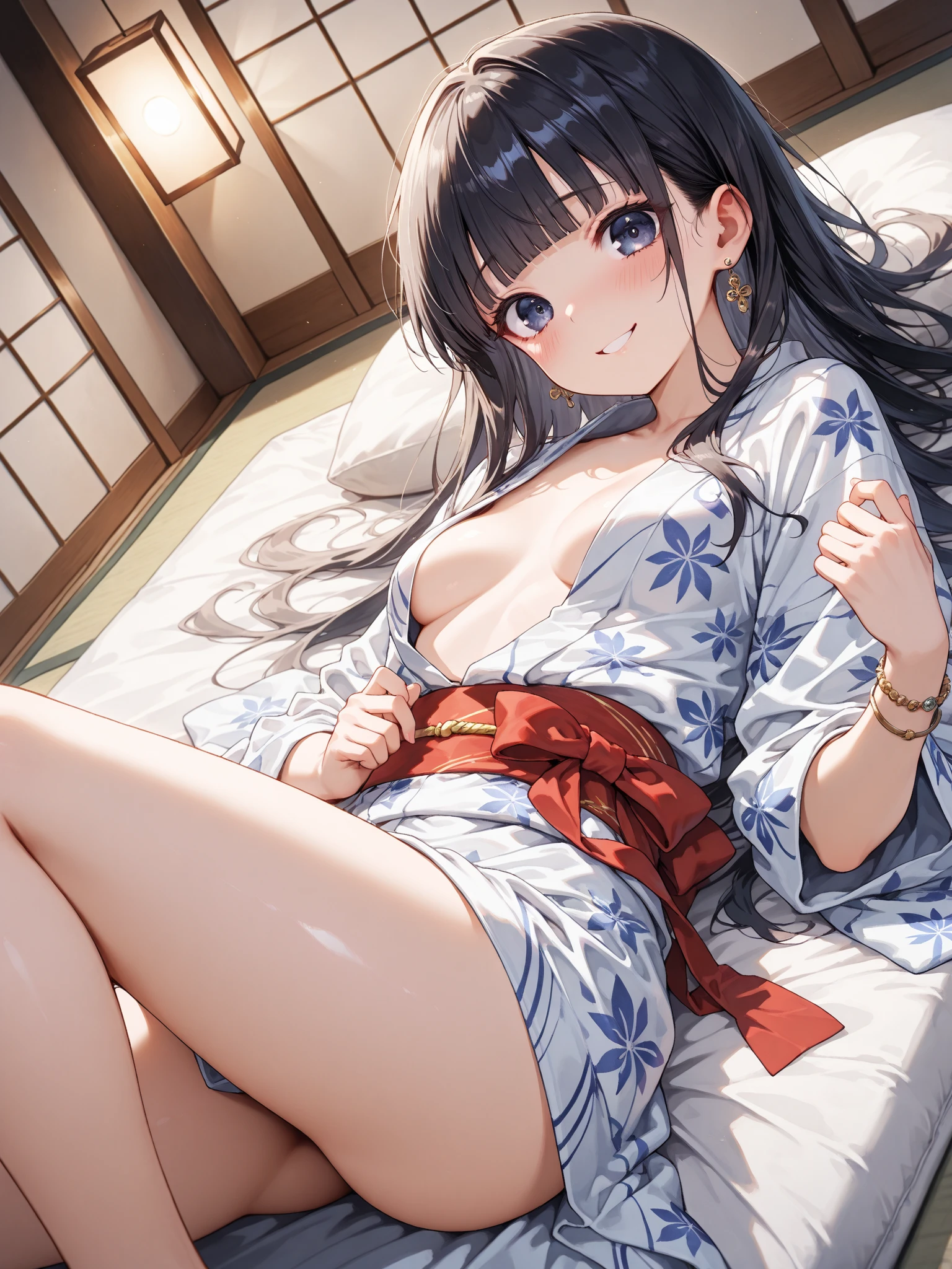 8k Ultra HD Japan in the Edo Period Princess cut long straight black hair、A sick 8-year-old princess。、blush and release steam。 She was made to lie on her back on the futon and forced to have sex.. She is wearing a beautifully embroidered red royal kimono., Historical drama manga style A noble princess from the Warring States period Princess NTR Thin pubic hair Royal chambers filled with sex fluids My virginity was taken、Blood flowed from his groin