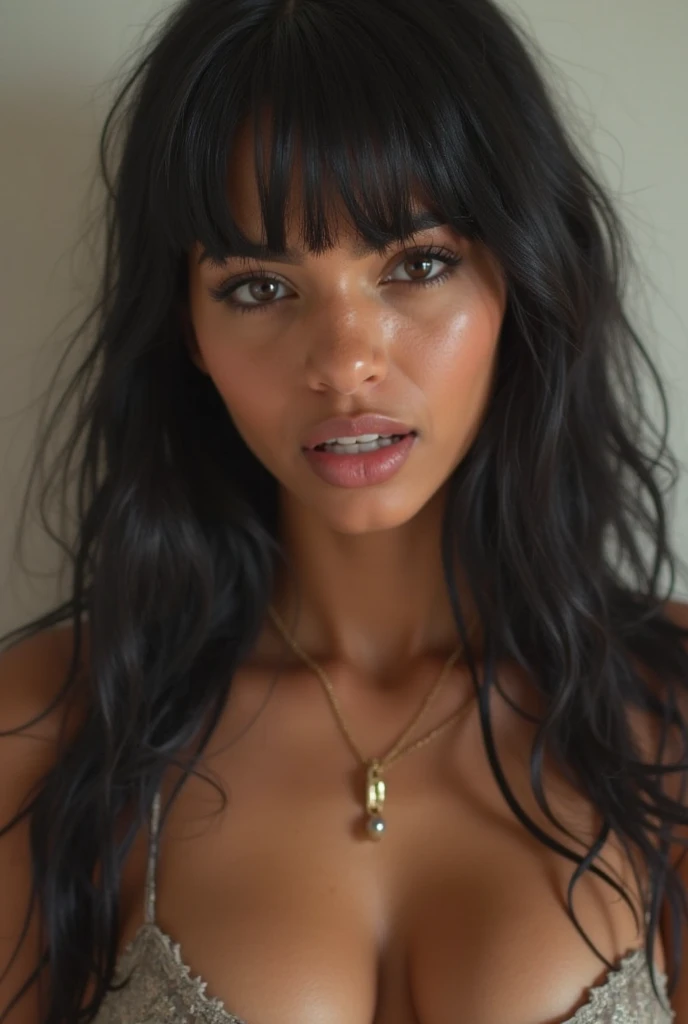 photorealistic, best quality, instagram model, (hyper detailed: 1.4), laying on the bed, short black hair, blue eyes, wearing lingerie, Detailed eyes, beautiful ebony young woman, (Highly detailed face:1.4), exuding a natural glow, soft lightning, dark romantic view, jaw-dropping beauty, (smirk: 1.4), cute, seductive, vivid colors, subtle shadows
